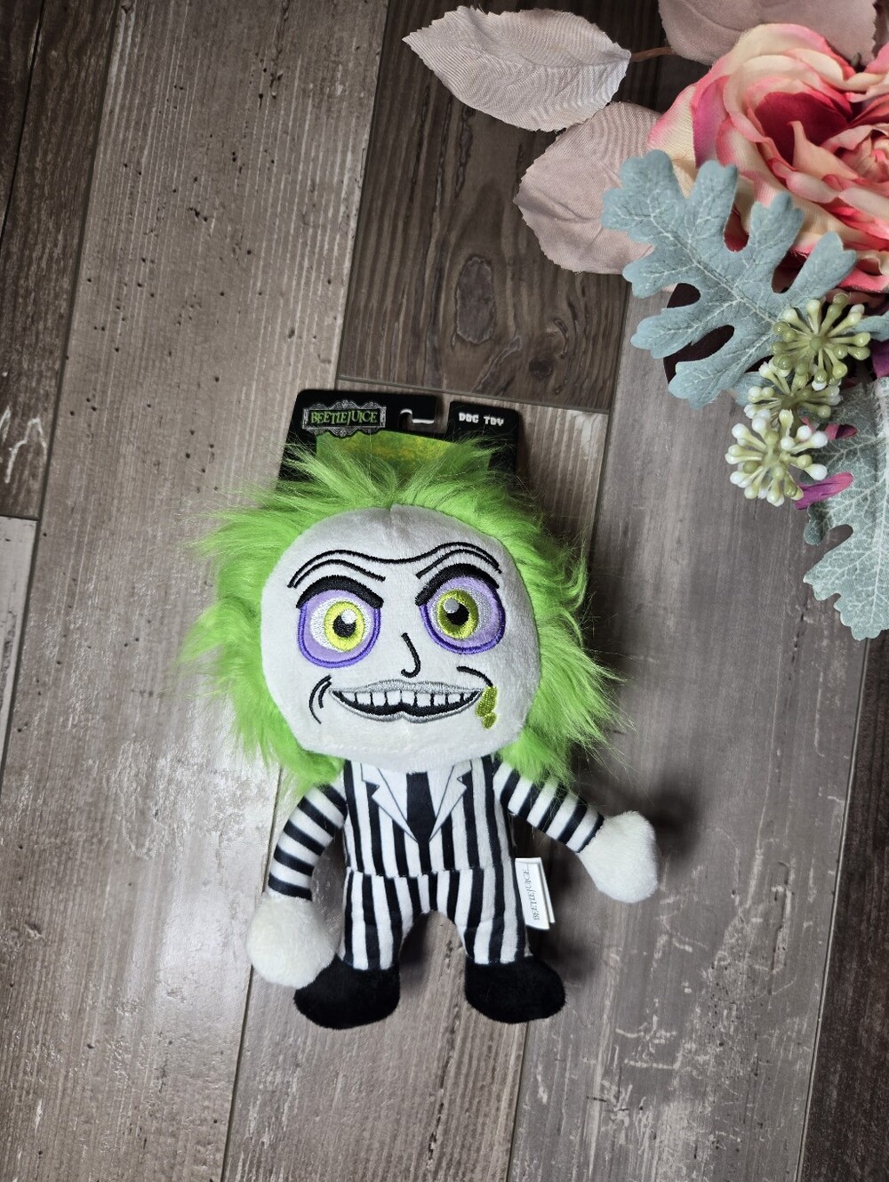 NWT Beetlejuice Dog Toy – Pets + People – Plush